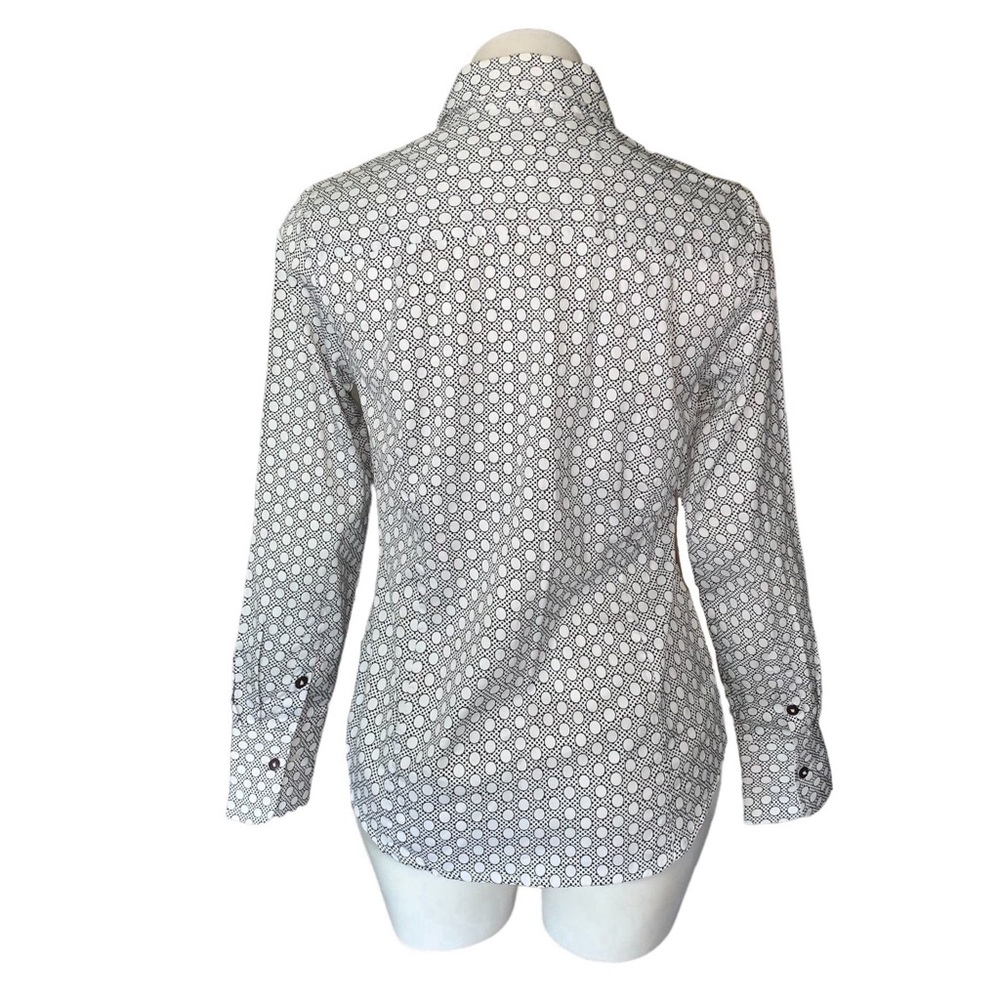 Ben Sherman Polka Dot Mod Flip Cuff Button Down S… - image 3